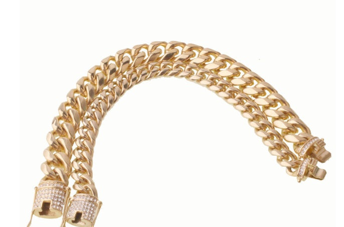 big heavy gold chain for men Hip Hop Rock jewelry