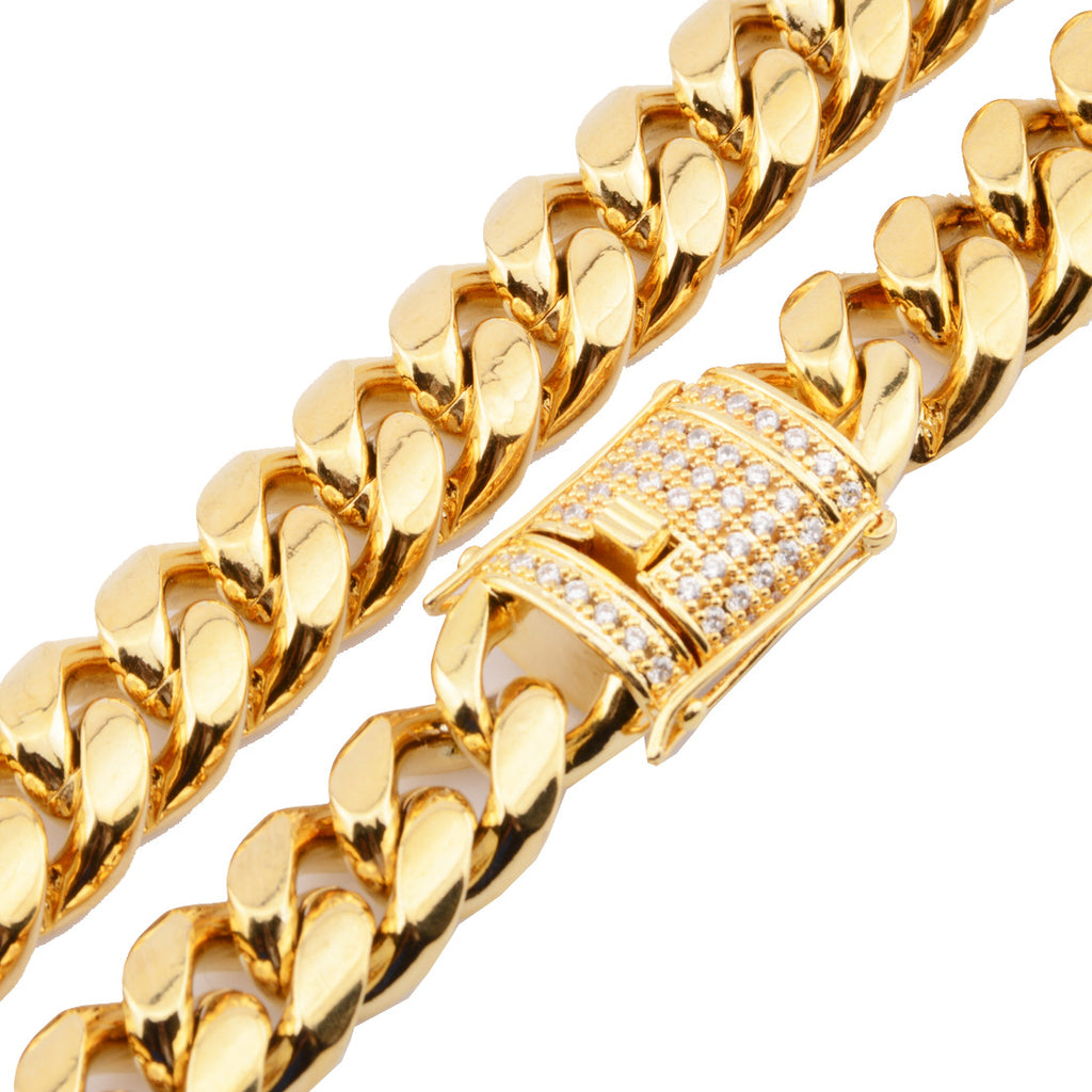 big heavy gold chain for men Hip Hop Rock jewelry