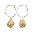 New Simple Earrings Women Ins Cross-border Hot-selling Shell Ear Jewelry