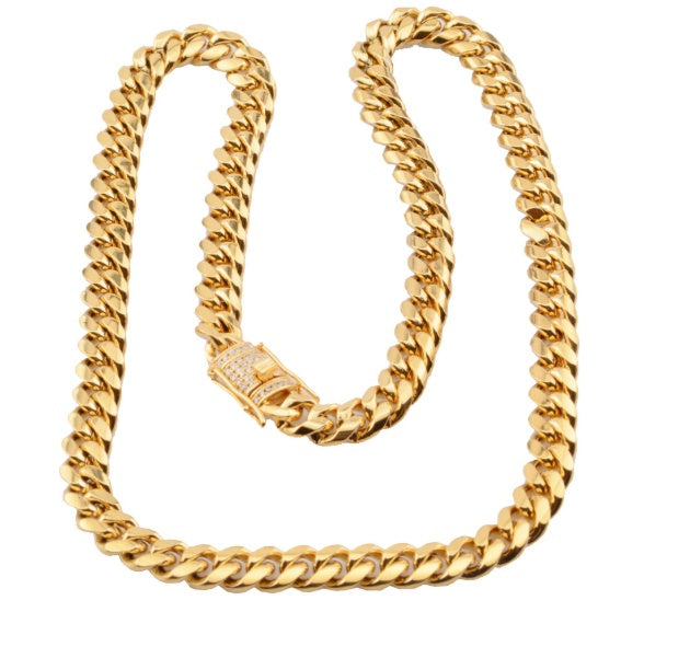 big heavy gold chain for men Hip Hop Rock jewelry