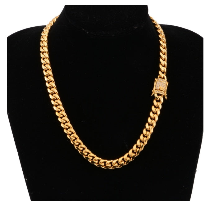 big heavy gold chain for men Hip Hop Rock jewelry
