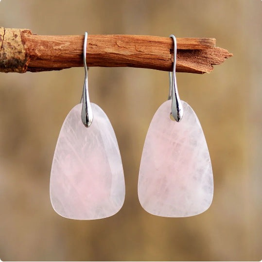 Womens Fashionable Geometric Copper Earrings
