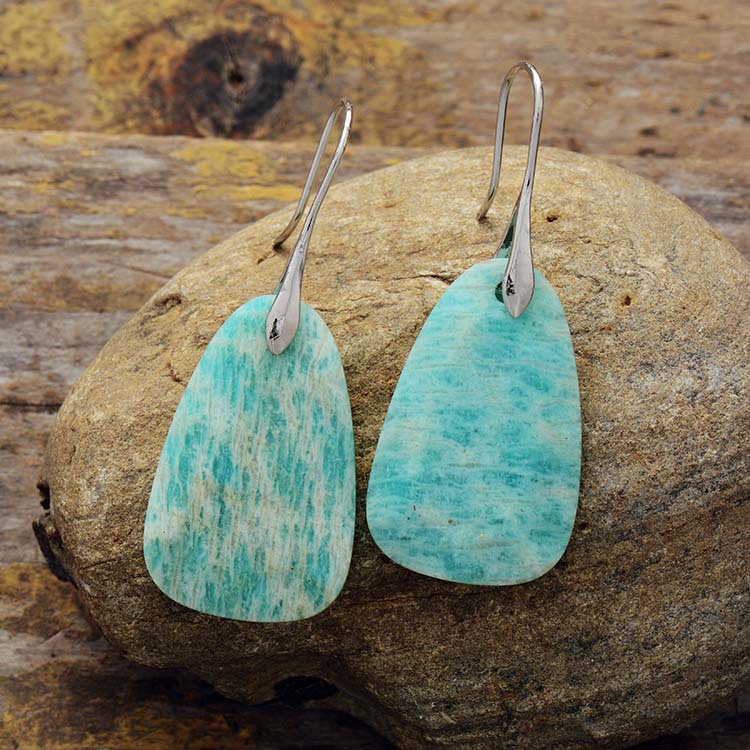 Womens Fashionable Geometric Copper Earrings
