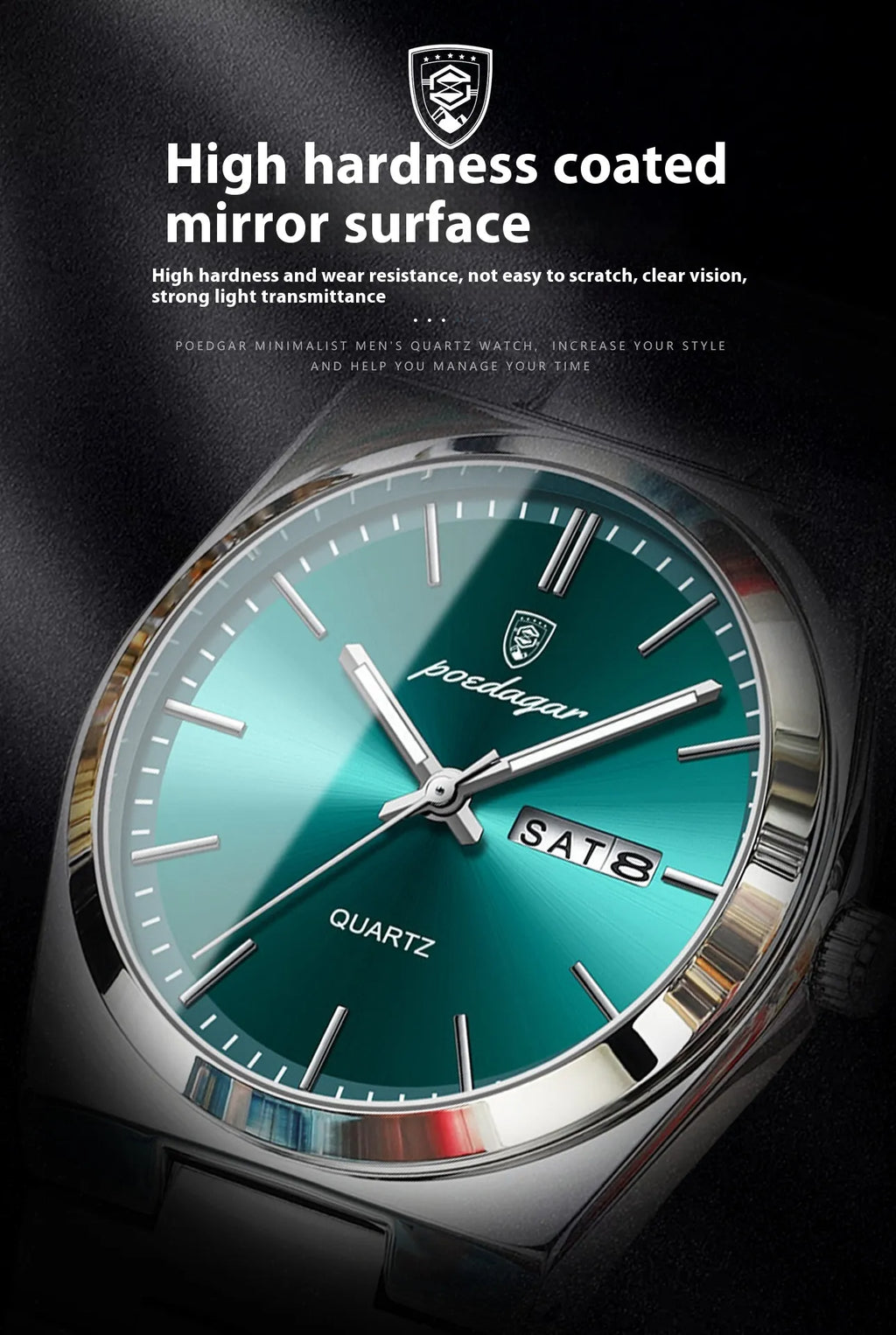Sleek Ultra-Thin Luminous Men's Watch