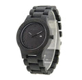 Men's Minimalist Slim Wooden Quartz Watch