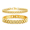VNOX 2 PCS Gold Bracelets