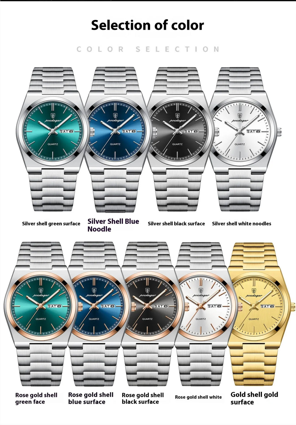 Sleek Ultra-Thin Luminous Men's Watch