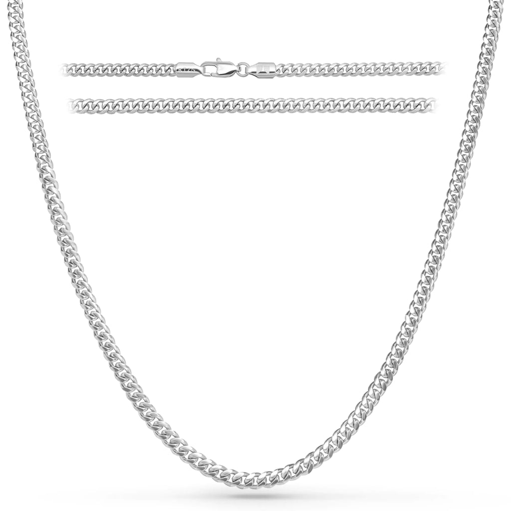 Premium Diamond-Cut Stainless Steel Necklace for Men