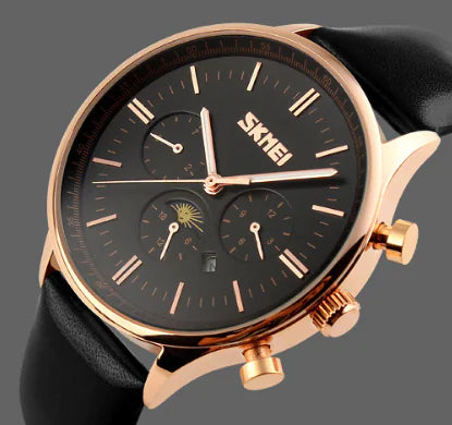 Luxury Men's Three-Eye Watch