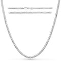 Premium Diamond-Cut Stainless Steel Necklace for Men